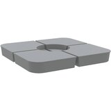  4-dijelni set suncobrana za križni suncobran 100 kg PP | shoptok.hr