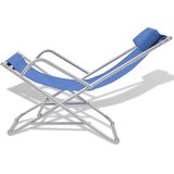  Vrtne podesive stolice 2 kom čelične plave | shoptok.hr