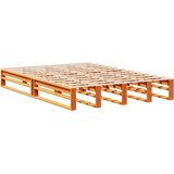  s regalom za knjige bez madraca 140x190 cm masivno drvo | shoptok.hr