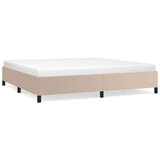  Za krevet boja cappuccina 200x200 cm od umjetne kože | shoptok.hr