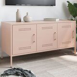 Maison Chic TV omarica - TV enota - Televizijska omarica roza 100,5x39x50,5 cm jeklo, (21701950) | Shoptok.si