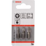 Bosch 3-delni set bitova odvrtača ekstra tvrdi PH1; PH2; PH3; 25mm (2607001752) | ePonuda.com