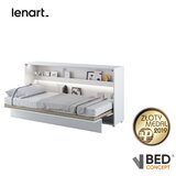 Bed Concept krevet u ormaru BC-06 bijela visoki sjaj - 90x200 cm | shoptok.hr
