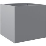 Maison Chic Cvetlično korito - Cvetlični Lonec srebrno 49x47x46 cm pocinkano jeklo, (21790482) Cene