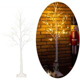 springos 180 cm svetleče drevo, okrasna breza z LED lučkami za božič., (21638262) Cene