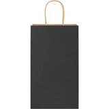  Papirnate vrećice 250 kom s ručkama crne 21x11x36 cm | shoptok.hr