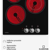 Klarstein EasyCook steklokeramična kuhalna plošča | 3 kuhališča | 4700 W | 11 stopenj moči | 45 cm | Shoptok.si