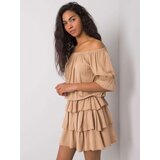 Och Bella Dress-TW-SK-BI-BF001.70-camel | Shoptok.si
