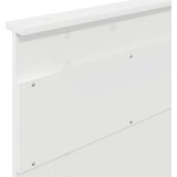  Krevetna konstrukcija Bijelo 100 x 200 cm Čvrsto borovo drvo | shoptok.hr