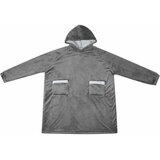  Deka majica s kapuljačom Tamno siva M Flis i flanel | shoptok.hr
