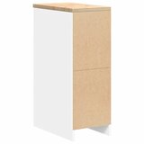  Garažni ormar za odlaganje bijeli 30x51x85 cm masivne borovine | shoptok.hr