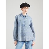 Only Bluza 'ONLVera' moder denim / zelena / rosé / off-bela | Shoptok.si