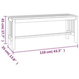  Vrtna klupa 110 cm od masivnog drva eukaliptusa | Eponuda.com