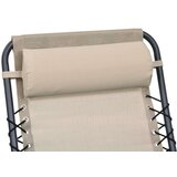 vidaXL Naslon za glavu za ležaljku krem 40 x 7 5 x 15 cm od tekstilena | shoptok.hr