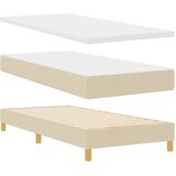  s opruga kutije s jastukom Krema 100 x 200 cm tkanina | shoptok.hr