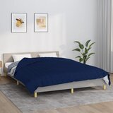 vidaXL Teška deka plava 220x235 cm 11 kg od tkanine Cijene
