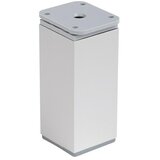 WALTECO Teleskopska noga za namještaj (Š x D: 4 x 4 cm, Podešavanje po visini: 10 cm - 12 cm, Nosivost: 50 kg, Plastika, Kutno) Cijene