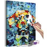  Slika za samostalno slikanje - Dog Portrait 40x60 | shoptok.hr