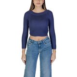 Jacqueline_de_yong Puloverji JDYLEMON L/S OFF SHOULDER PULLOVER KNT 15344157 Modra | Shoptok.si