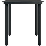  7-dijelni vrtni blagovaonski set sivo-crni | shoptok.hr