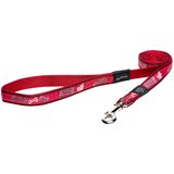 Rogz fancy dress dugi povodac za pse, 1,8 m l — 20 mm / 1.8 m crvene kosti | Eponuda.com