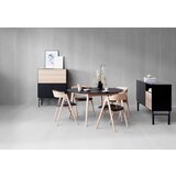 Hammel Furniture Okrugli proširiv blagovaonski stol s dodatnom pločom u dekoru hrasta ø 135 cm Meza – | shoptok.hr