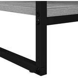 vidaXL Klubska miza Siva Sonoma 80 x 50 x 40 cm Konstruiran les | Shoptok.si