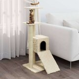 vidaXL Penjalica za mačke sa stupovima za grebanje krem 92 cm | shoptok.hr
