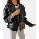 Gemre Black biker jacket faux leather Laisné | shoptok.hr