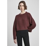Urban Classics Ladies Wide Oversize Sweater Cherry | ePonuda.com