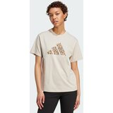 Adidas Tehnička sportska majica sivkasto bež / pijesak / crna | shoptok.hr