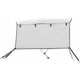 Tenda bimini s 3 luka i bočnim stijenkama 183x(137-152)x137 cm | shoptok.hr