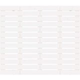  Stensko posteljno vzglavje belo 106x3x91,5 cm trdna borovina, (20736283) | Shoptok.si