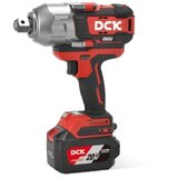 DCK KDPB1218FK akumulatorski udarni ključ bez četkica, sa 2x5.0Ah baterije i punjačem, 20V, 1/2" Cene