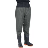 vidaXL Ribiške hlače s škornji temno zelene velikost 45 | Shoptok.si
