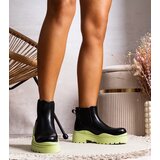 D/CEO Black patent leather insulated boots Campi | Shoptok.si