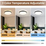  Brilagi - LED prigušiva svetiljka GLASS POOL DOUBLE LED/60W/230V 50 cm crna + daljinski upravljač | Eponuda.com
