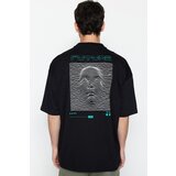 Trendyol T-Shirt - Black - Oversize cene