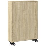  Uska kolica za odlaganje Sonoma hrast 48x13x68 cm Konstruirano drvo | shoptok.hr