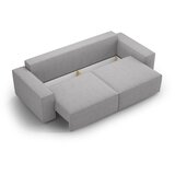 Micadoni Svijetlo siva sklopiva sofa od bouclé tkanine 247 cm Jodie – Home | shoptok.hr