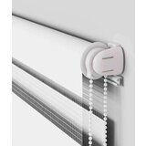 vidaXL Zebra senčilo bela 150x200 cm tkanina širina 145,9cm poliester | Shoptok.si