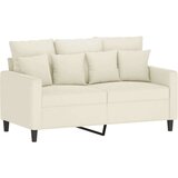  2-dijelni set sofa s jastucima krem baršunasti | shoptok.hr