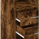  Visoka komoda boja hrasta 70x42,5x185 cm od konstruiranog drva | shoptok.hr