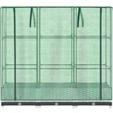 vidaXL Povišena gredica s pokrovom za staklenik 120 x 40 x 123 cm | shoptok.hr