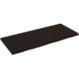  Kupaonska radna ploča tamnosmeđa 140x60x(2-4) cm tretirano drvo | shoptok.hr