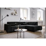MID.YOU KOTNA SEDEŽNA GARNITURA, rebrasti žamet temno siva | Shoptok.si