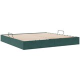  Otomanski krevet s pohranom Tamnozelena 200 x 200 cm Baršun | shoptok.hr