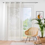 Douceur d intérieur Bež prosojna zavesa 137x280 cm Farandole – | Shoptok.si