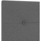  Boxspring krevet s madracem Tamnosiva 80 x 200 cm Tkanina - Tamnosiva 80 x 200 cm Prošiveno gumbima | shoptok.hr