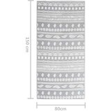 Vanjski tepih sivi 80 x 150 cm PP | shoptok.hr